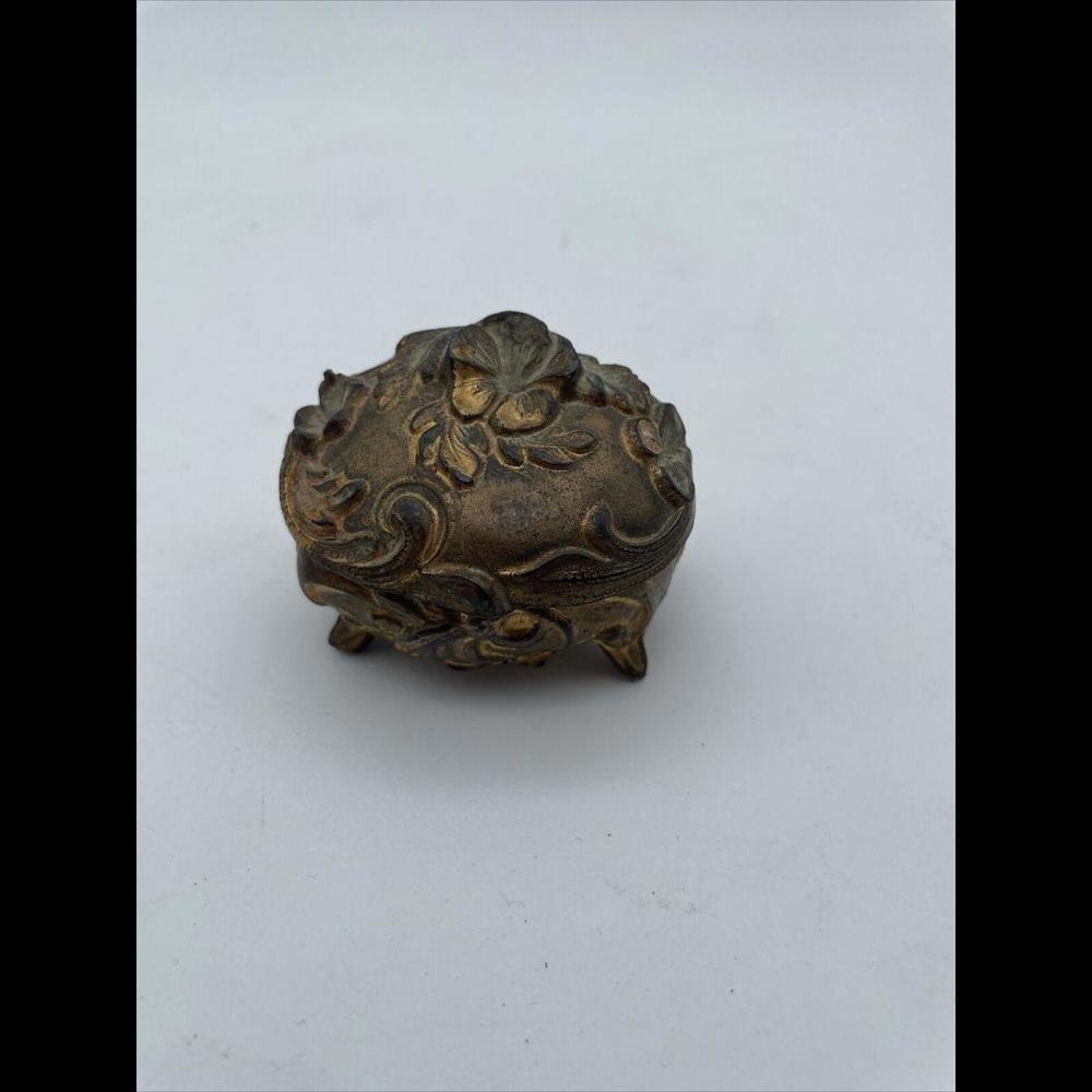 Art Nouveau Jewelry Casket Gift Box 20th Century Adorable Small Size Unlined
